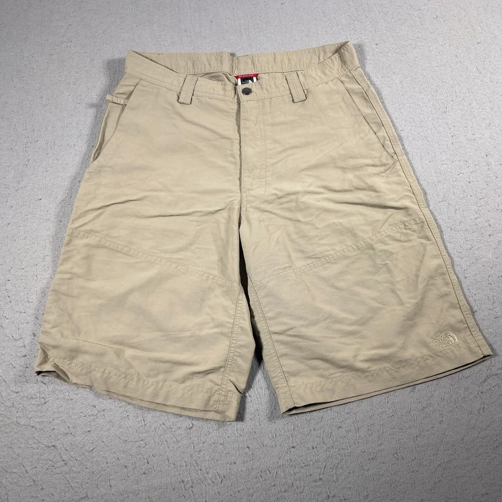 The North Face Shorts‎ Men 32 Cargo Outdoor Khaki Durable Nylon Hiking